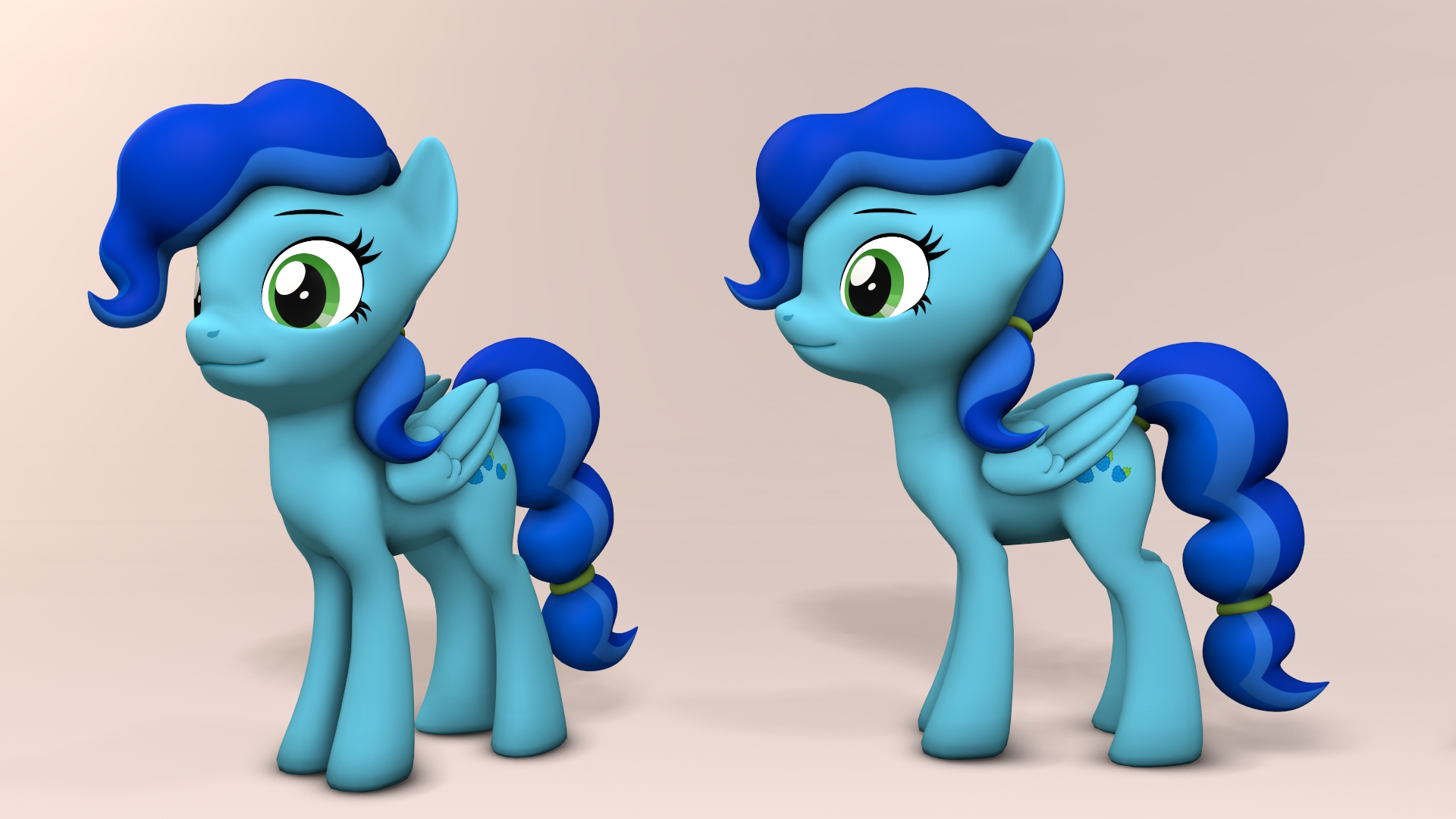Commission - Blue Raspberry by WhiteSkyPony on DeviantArt