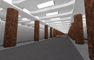 Kahovskaya station on ROBLOX (Completed)