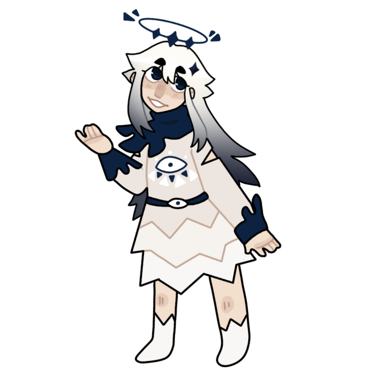 Paimon Redesign by SocialArtistLeap on DeviantArt