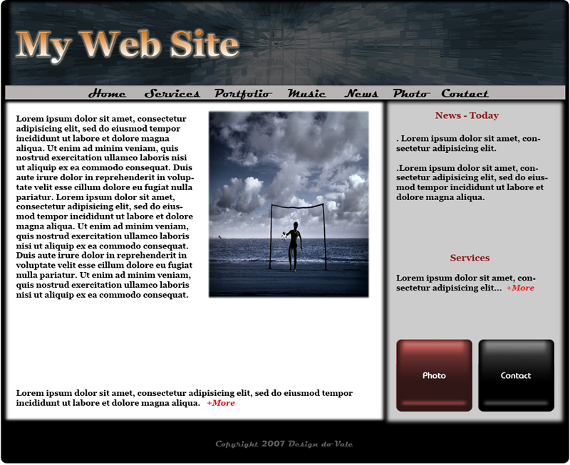 WebSite Layout 'My'