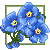 Forget-me-not Icon - Free To Use by a-kid-at-heart