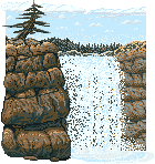 Pixel Waterfall