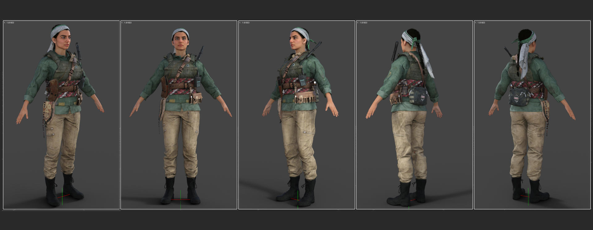 Commander Farah Ahmed COD MW 2019 for Daz G8F by DazWraps on DeviantArt