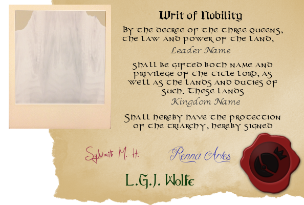 Writ of Nobility