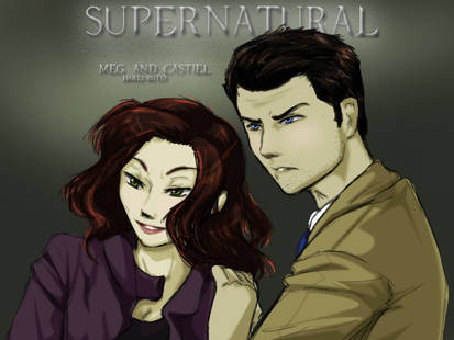 Supernatural - Meg and Castiel