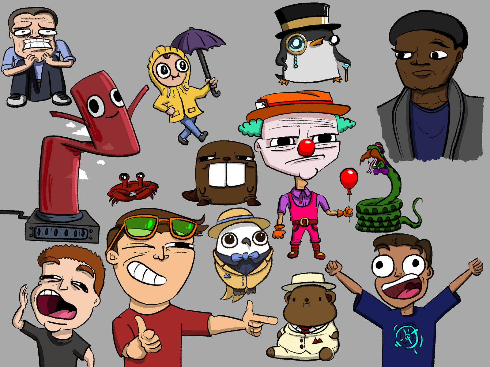 Random Characters Background Random Characters 14 by ChapmanAnimator on DeviantArt