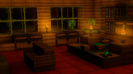 Minecraft 3D room