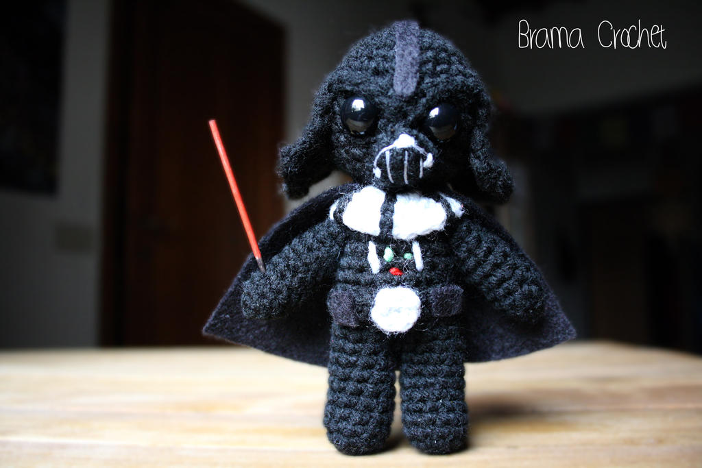 Darth Vader Star Wars Amigurumi doll by BramaCrochet