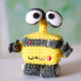 Wall-E Amigurumi crochet doll