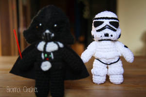 Darth Vader and Stormtrooper - Star Wars Amigurumi