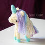 UNICORN . Kawaii Amigurumi crochet doll