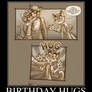 Birthday Hugs Poster