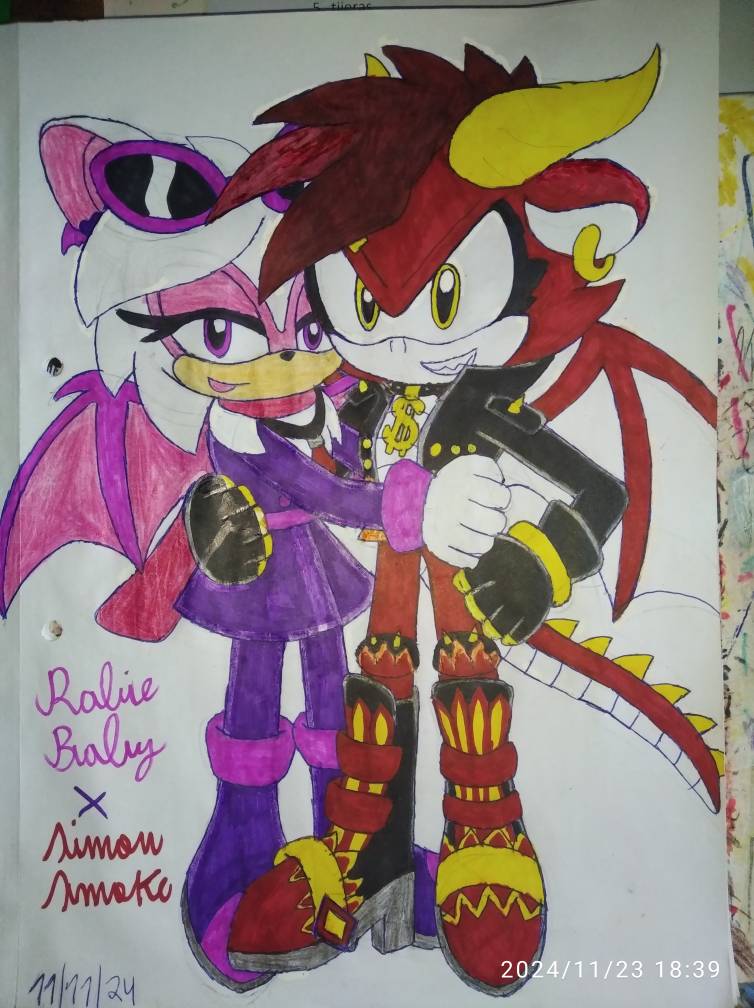 Simon Smoke X Rabie Baby (Sonic Style) by anasjifjdjf on DeviantArt