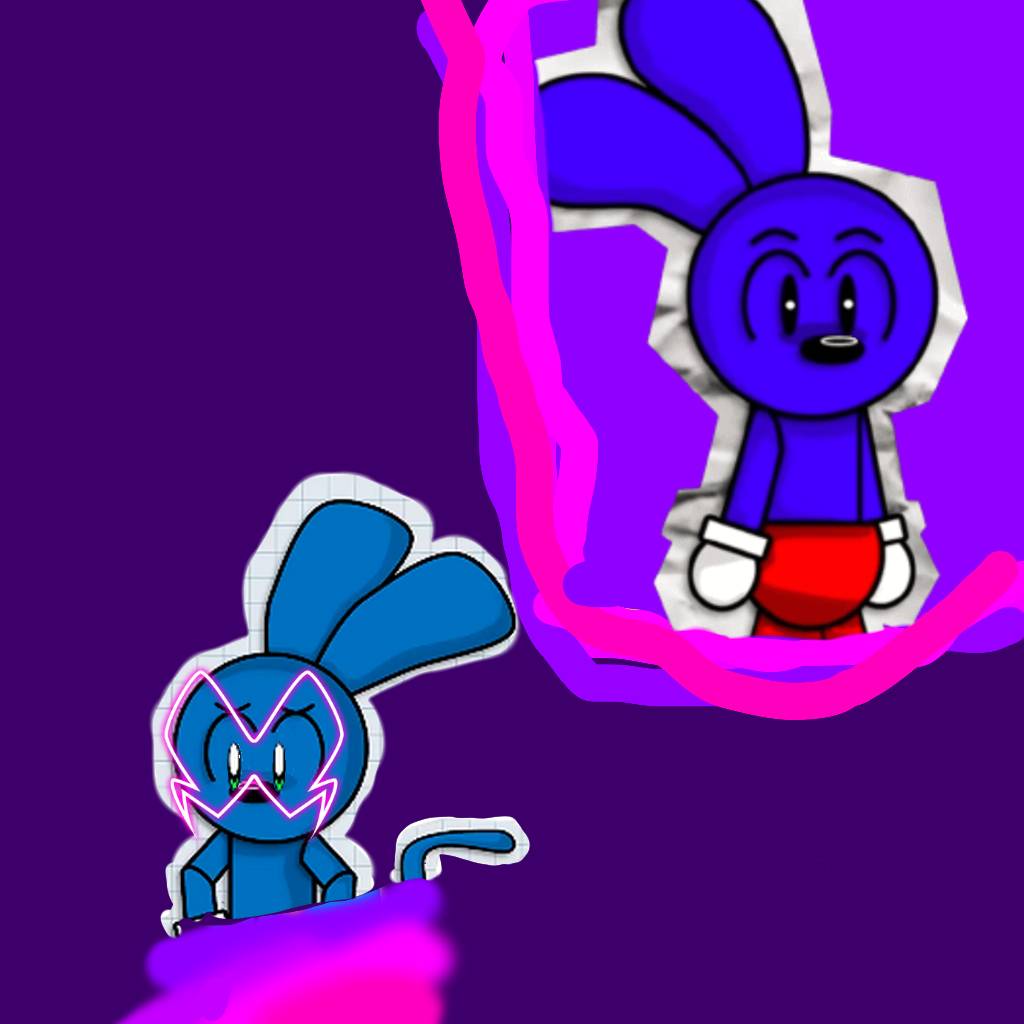 The purple rabbit monkey (aukumatized riggy) by captaincakecookie on ...