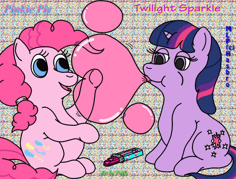 Twilight and Pinkie's Gummy Heart