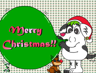 2025 Bluey-style Puffy Christmas