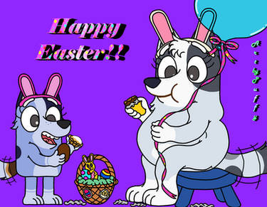 Trixie and Socks' Easter Snack