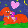 Clifford and Cleo-Painted