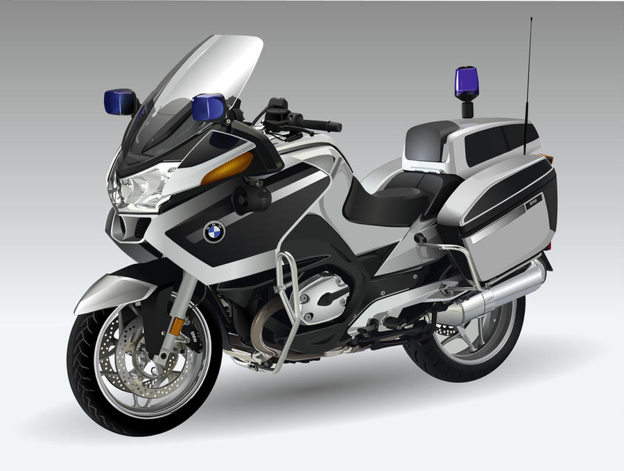 POLICE MOTORCYCLE VECTOR