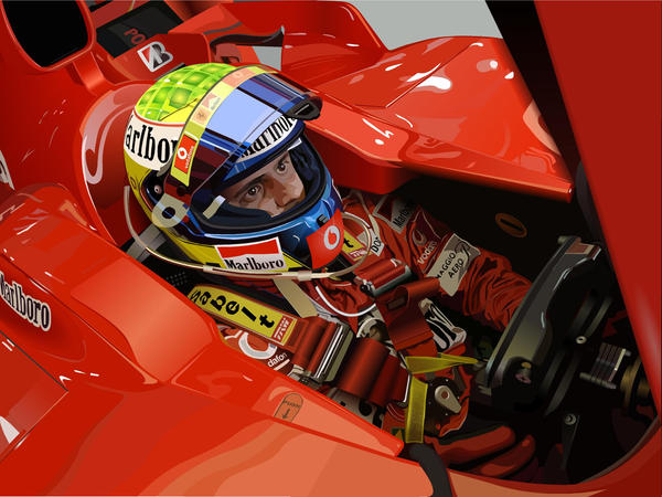 F1 Driver Vector F1 Vector by nrslkrkc on DeviantArt