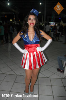 USO GIRL Cosplay - Captain America - Marvel