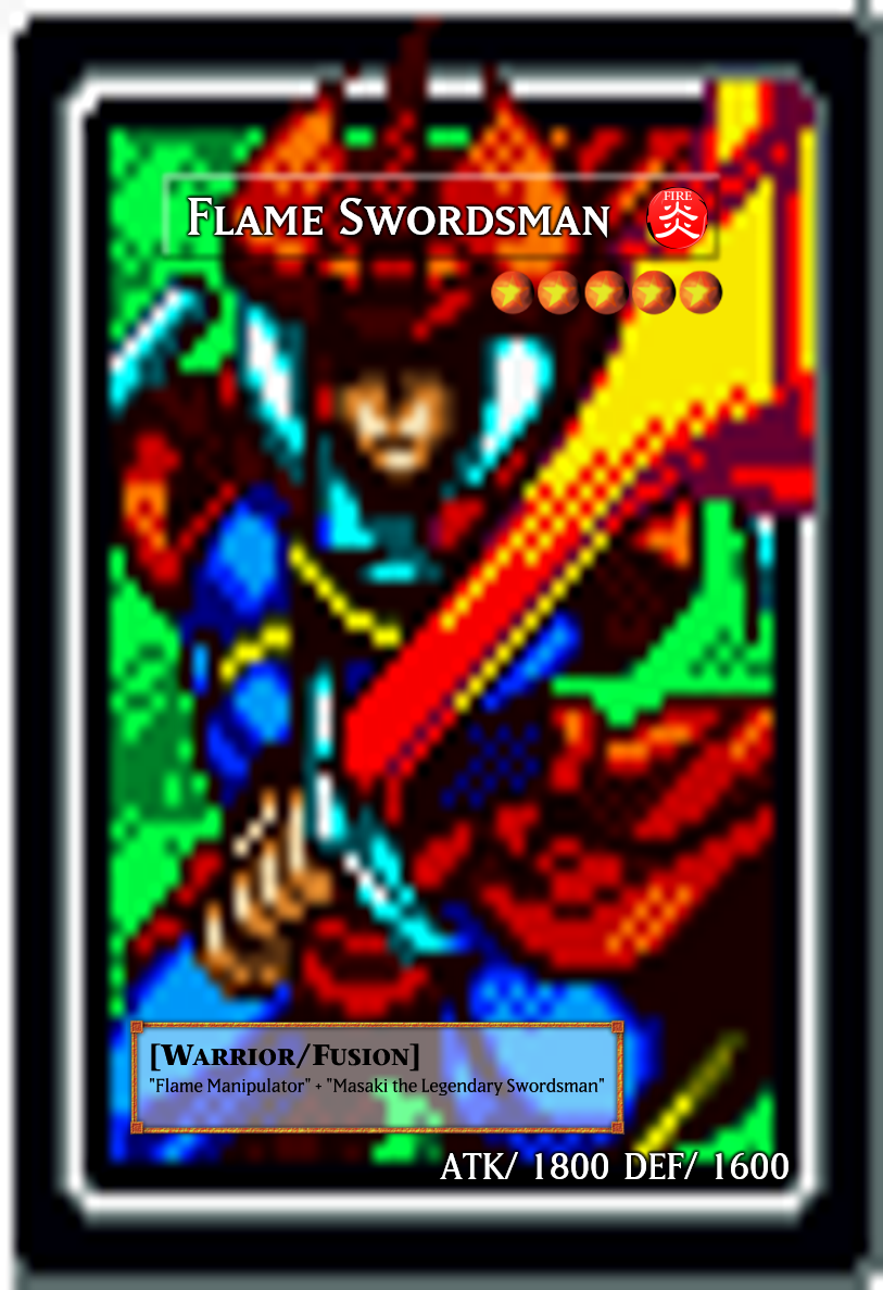 Yu-Gi-Oh! Flame Swordsman Full Art Mockup by JTFR on DeviantArt