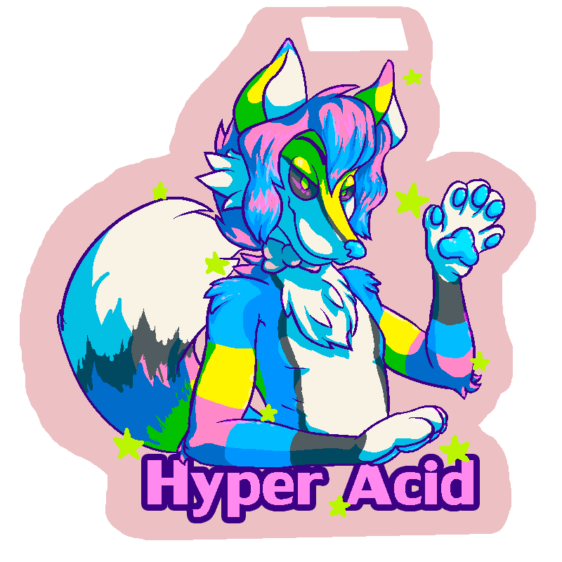 Hyper Acid Kandii Badge