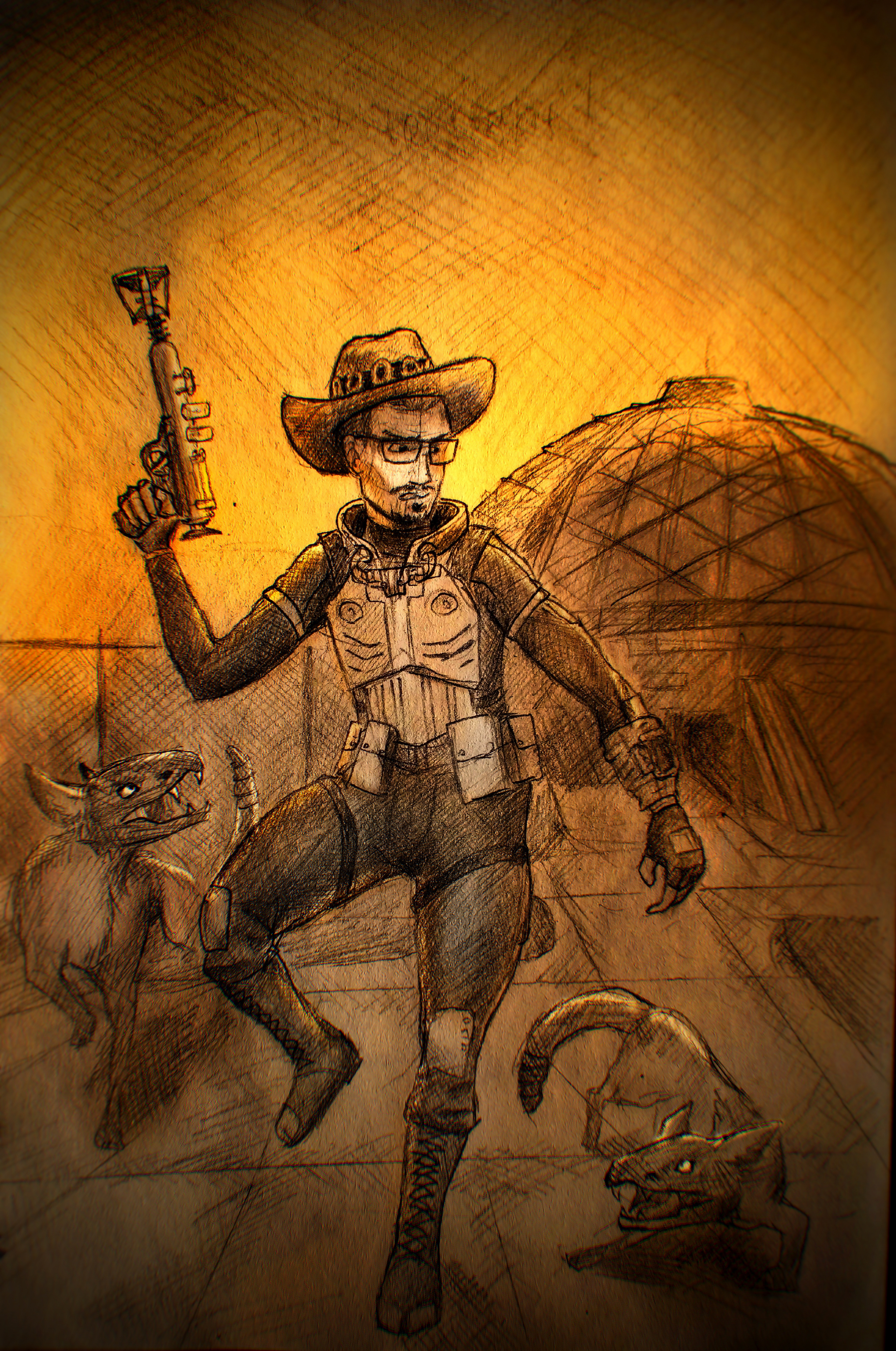 Fallout New Vegas  Fallout concept art, Fallout fan art, Fallout art