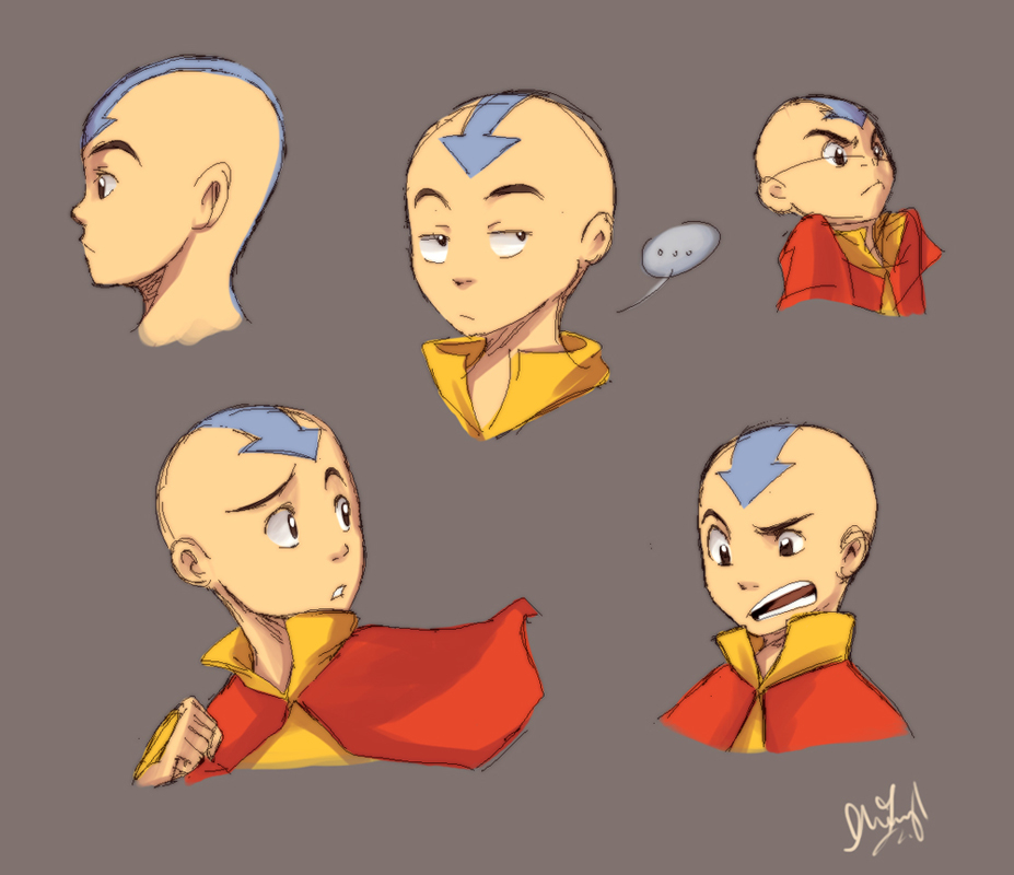 ATLA: Aang sketches