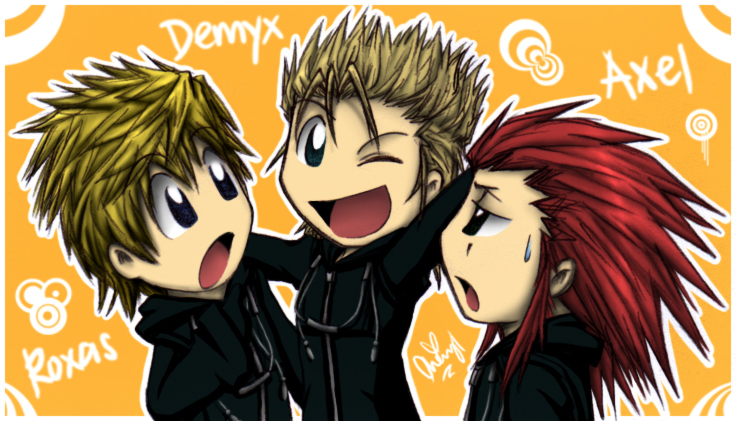 KH2 - ROXAS.DEMYX.AXEL.