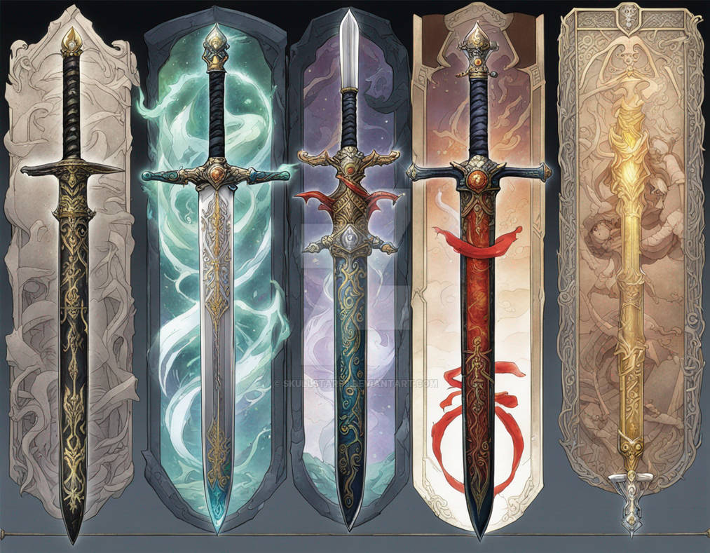 Elemental Sword Roc five elemental sword by AZRAQTEAM on DeviantArt