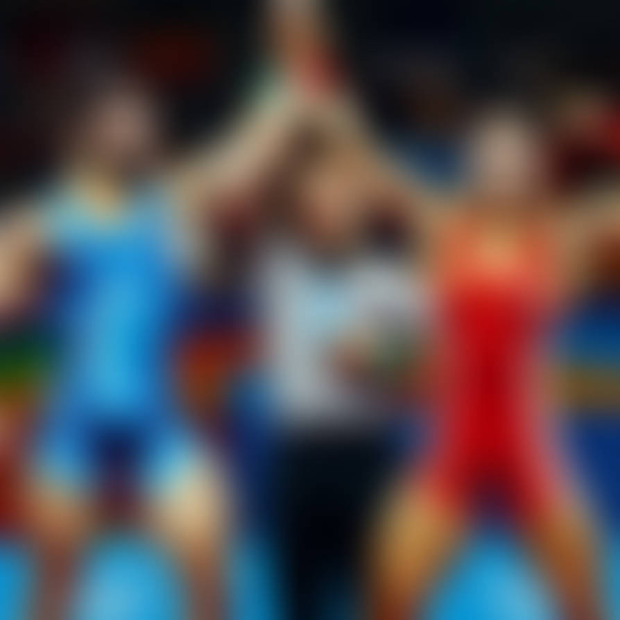 Wrestlers In Victory Pose By Artofmuscles2024 On Deviantart Wrestlers In Victory Pose By Artofmuscles2024 On Deviantart