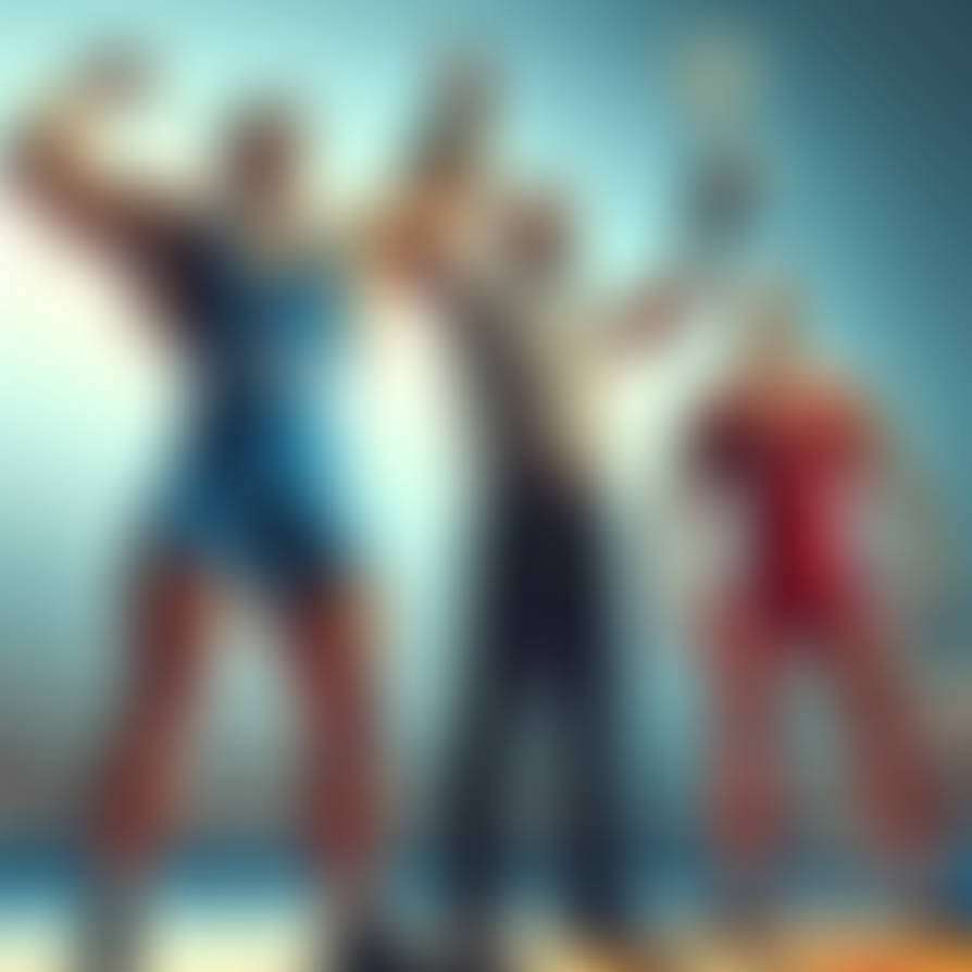 Wrestlers In Victory Pose By Artofmuscles2024 On Deviantart Wrestlers In Victory Pose By Artofmuscles2024 On Deviantart