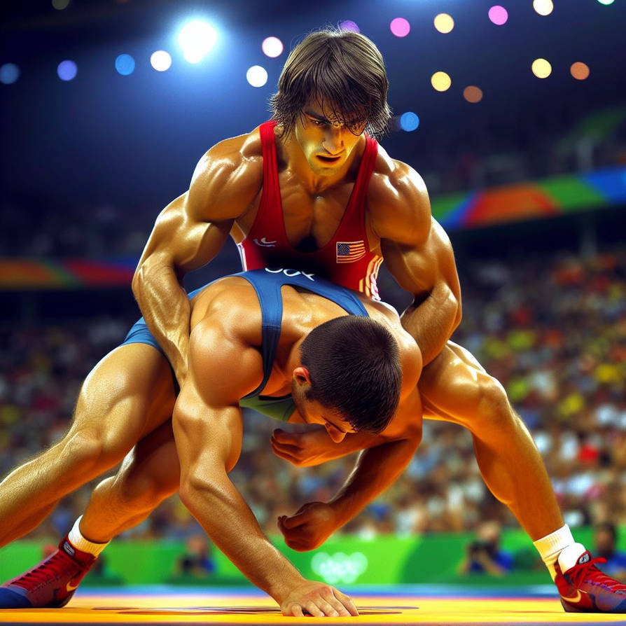 Impressions Muscular Male Athletes Wrestling By ArtofMuscles2024 On impressions-muscular-male-athletes-wrestling-by-artofmuscles2024-on