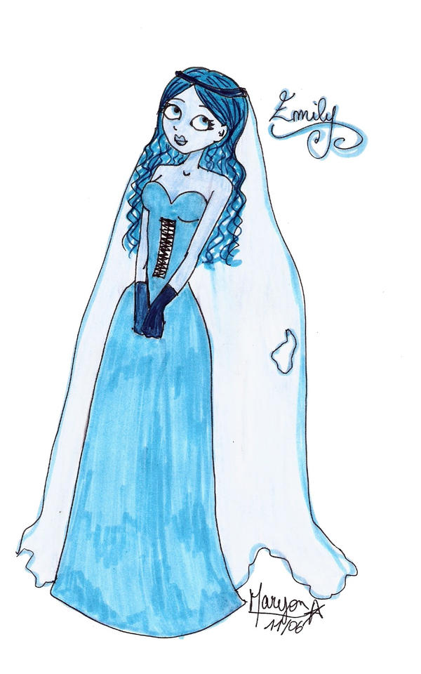 Fan-art of Emily, Corpse Bride by DjawaMaw on DeviantArt