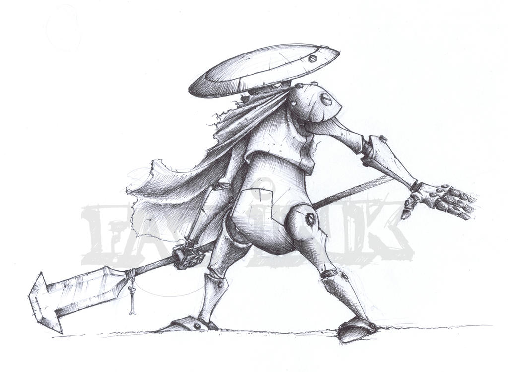 Ronin Bot by fatinkillustrations on DeviantArt