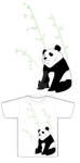 panda shirt design by rileymai