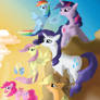 Mlp the Mane 6 cast Mountain Morning