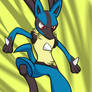 Lucario Blaze Kick