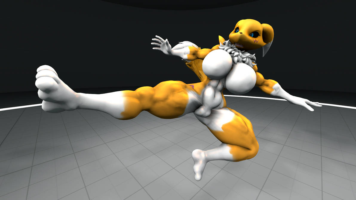Renamon Rigged Model Renamon Action by MightyK7 on DeviantArt