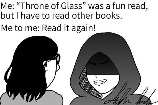 Cons for reading Throne of Glass...