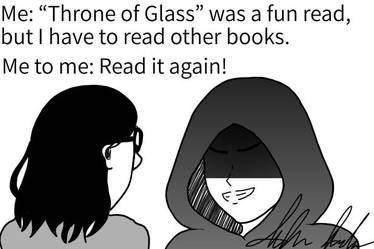 Cons for reading Throne of Glass...