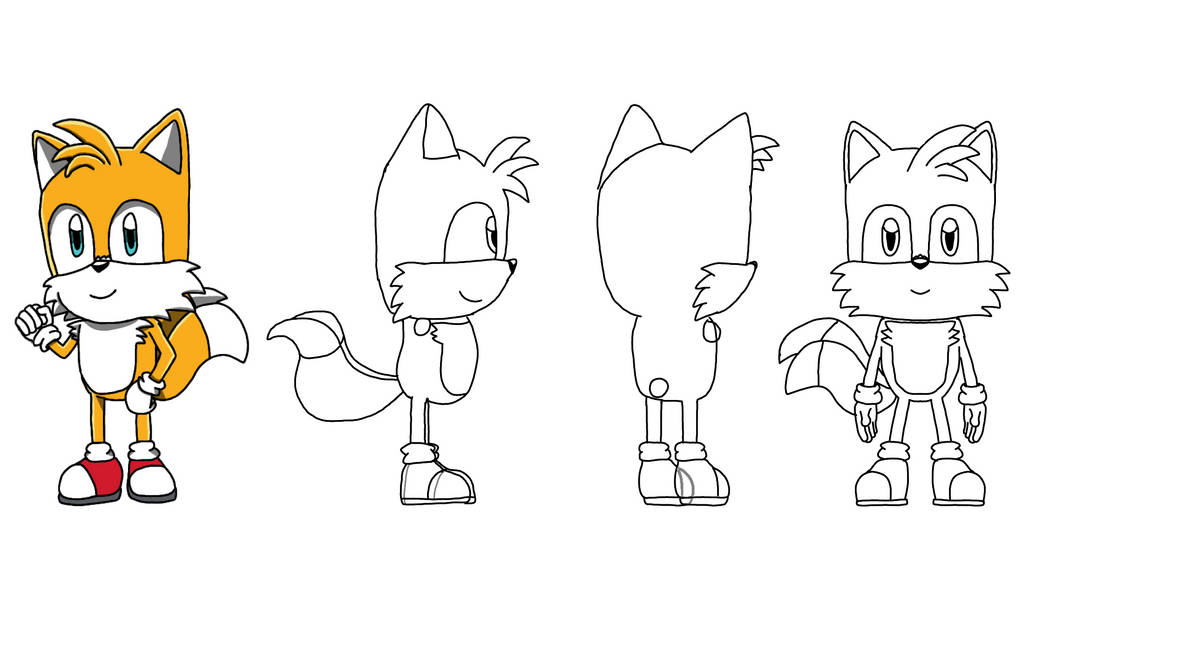 Tails' design (Sonic X Home Planet) by Marionickaiwatchfan on DeviantArt