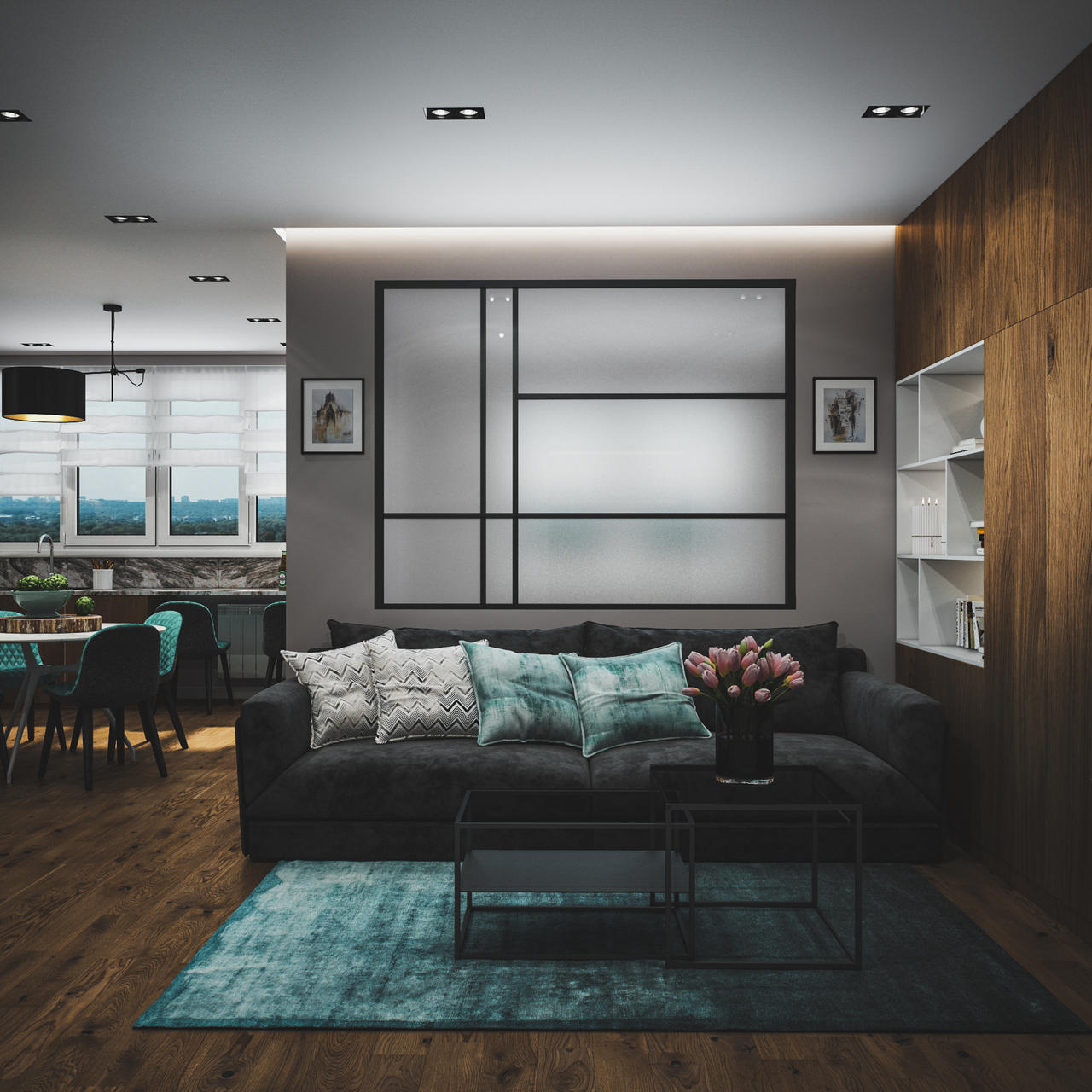 Interior of cozy studio by archvizstudio on DeviantArt