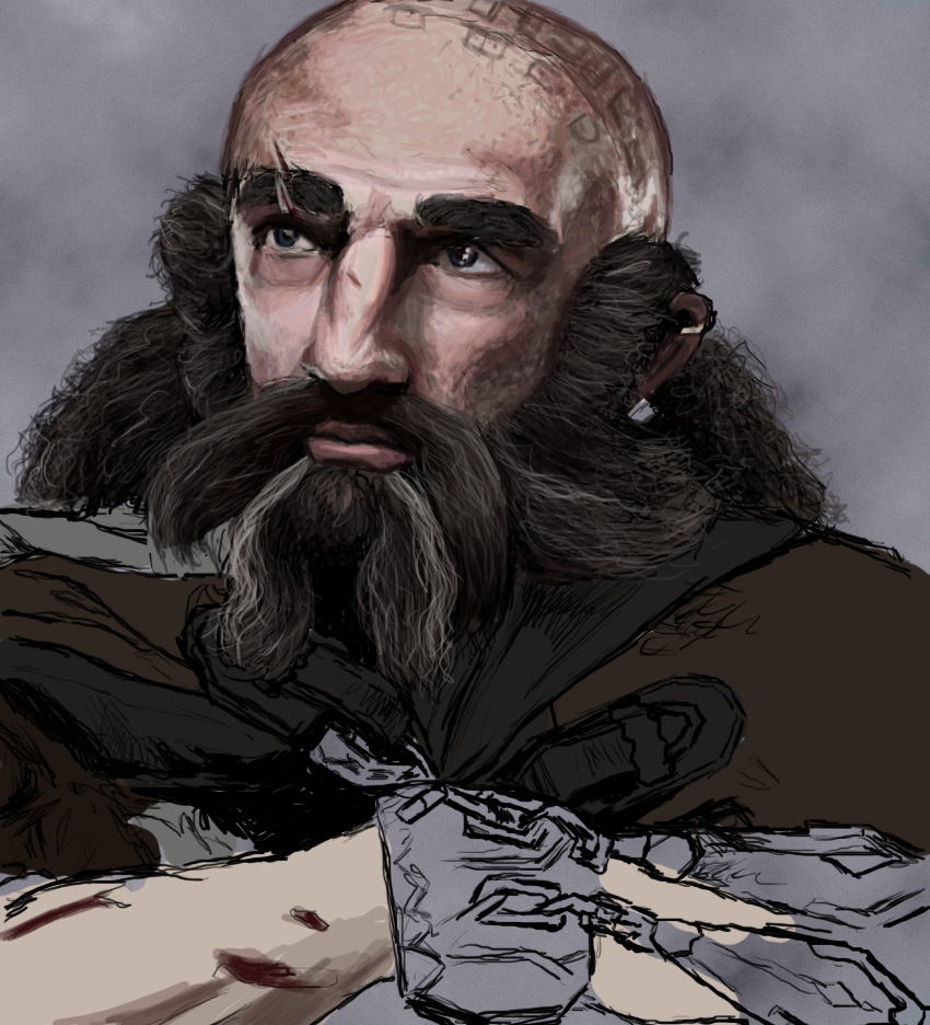 Holiday Art Practice 5: Graham McTavish as Dwalin