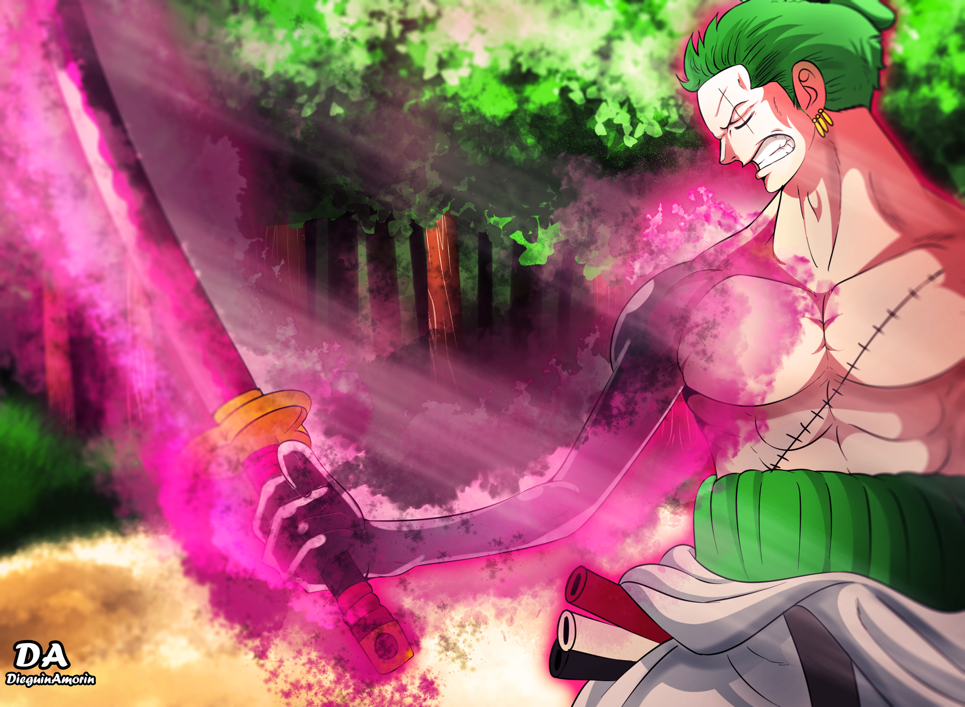 One Piece 955: Zoro-Enma by AR-UA on DeviantArt