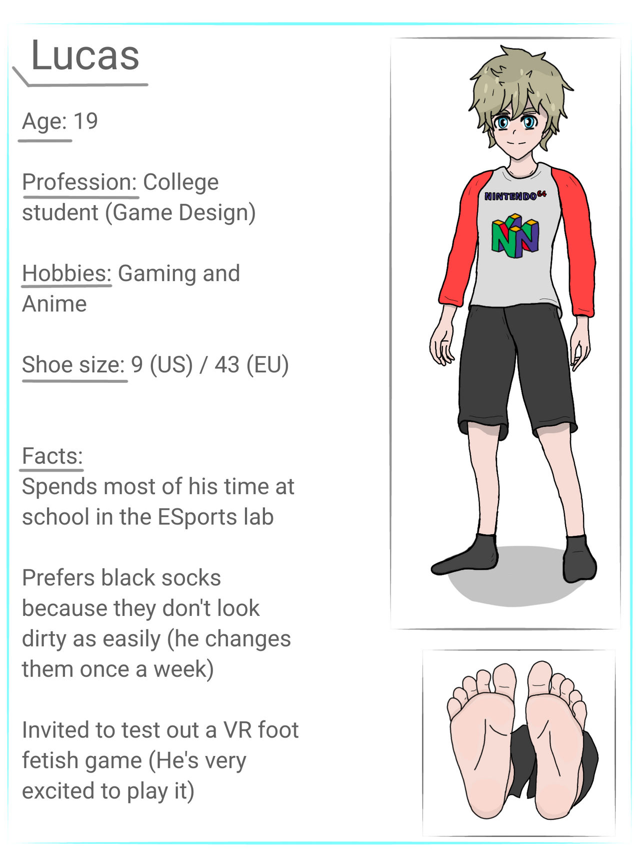 Lucas Character Sheet by Forza11905 on DeviantArt