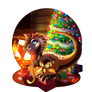 theropod Christmas - Navari