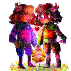 Frisk and Chara