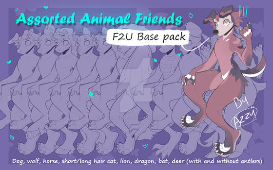 Assorted Animal Friends Base Pack